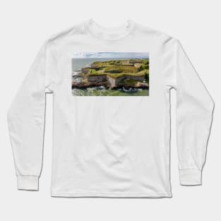 Star-shaped bastion walls of Suomenlinna fortress Long Sleeve T-Shirt